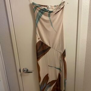 Lovely Day Multicolored Asymmetrical Maxi Skirt